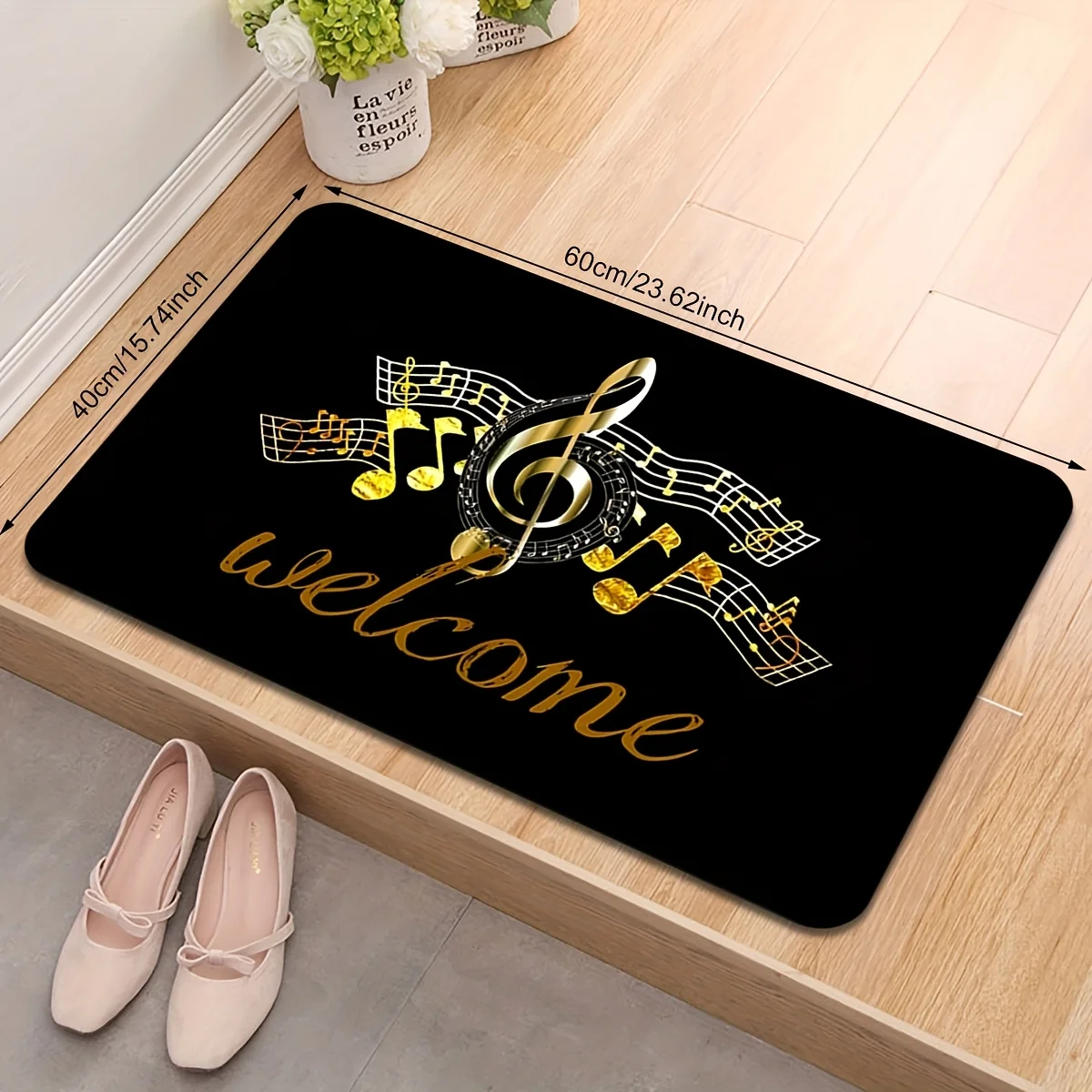 Home Textiles Notes - Luxury Music Note Mat for Music