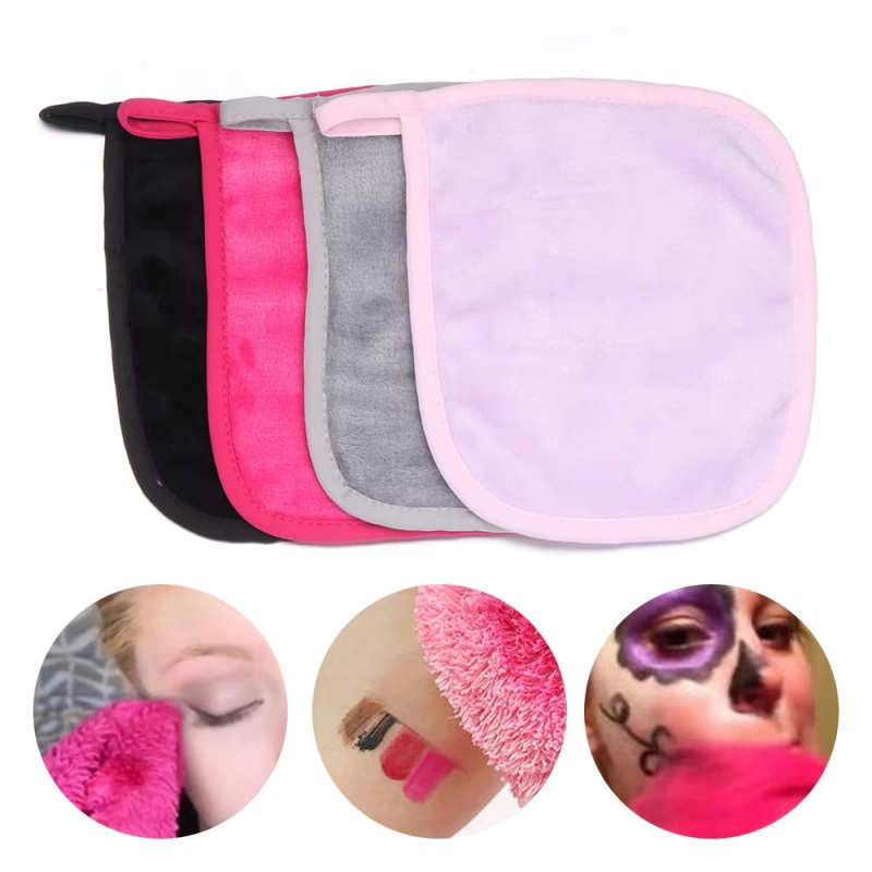 Home Textiles Face Towel - 1-3Pcs Makeup Remover Facial Makeup Removal