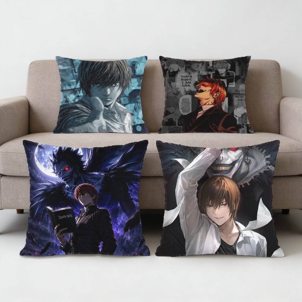 Home Textiles Notes - D-Death -Note Light Yagami Pillow Case
