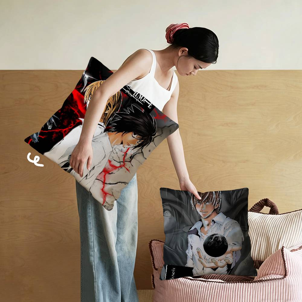 Home Textiles Notes - Hot Anime Death Note Pillow Cover