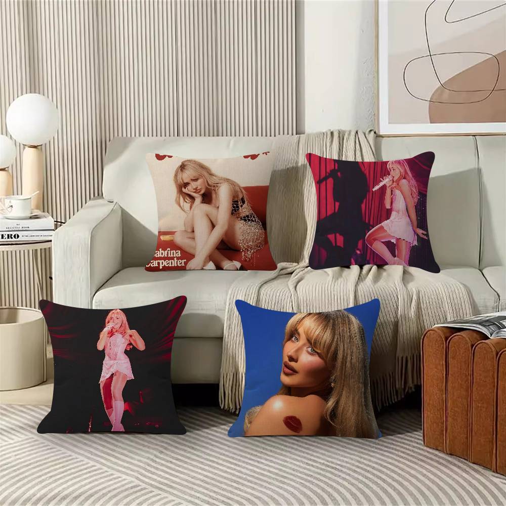 Home Fashion Textiles - Fashion Singer S-Sabrina C-Carpenter Pillow Cover