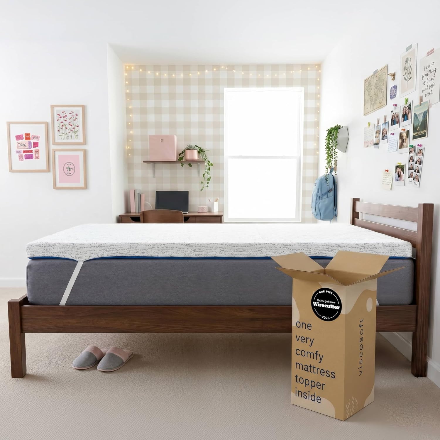 Memory Foam Topper - 3 Inch Memory Foam Mattress Topper