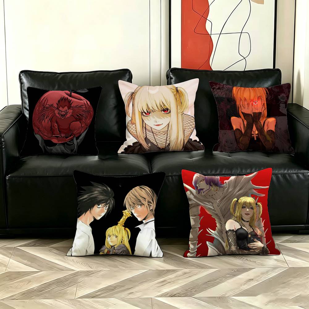 Home Textiles Notes - Classic Anime D-Death Note Pillow Case