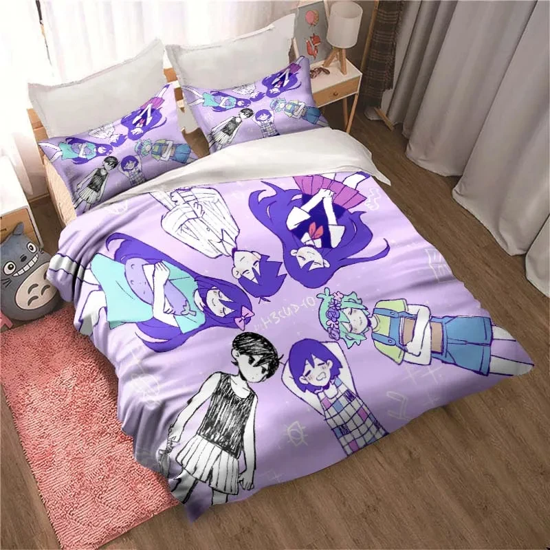 Home Fashion Textiles - Fashion 3D Printed Anime Omori Bedding