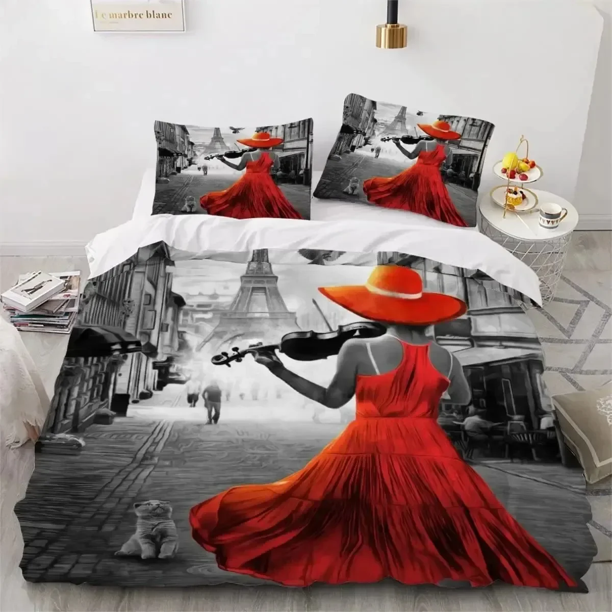 Home Textiles Paris - 3D Print Eiffel Tower France Paris