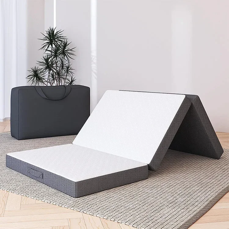 Memory Foam Topper - 2026Portable Tri-Fold Memory Foam Mattress Topper