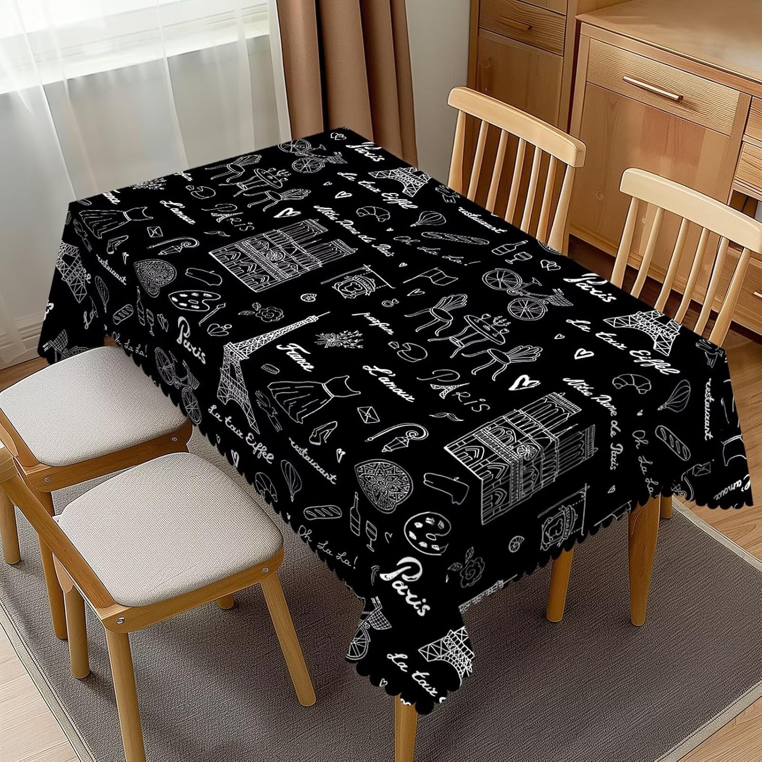 Eiffel Tower Tablecloth France - Home Textiles Paris review and price