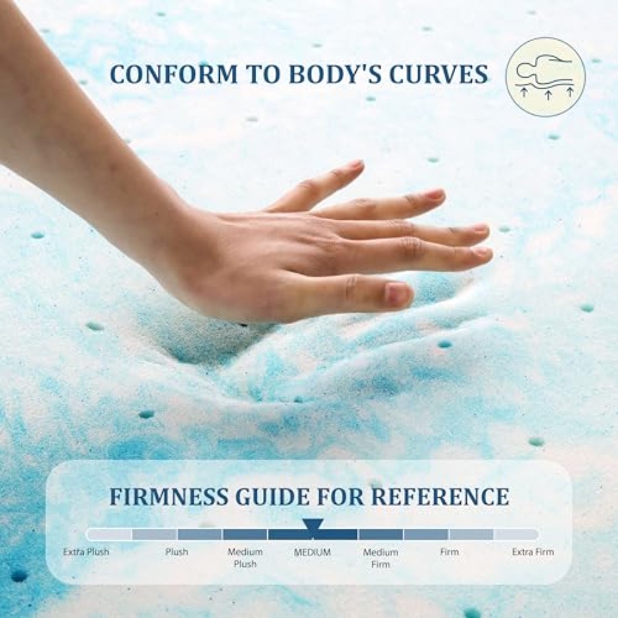 Bed topper for pressure relief - Memory Foam Topper review and price