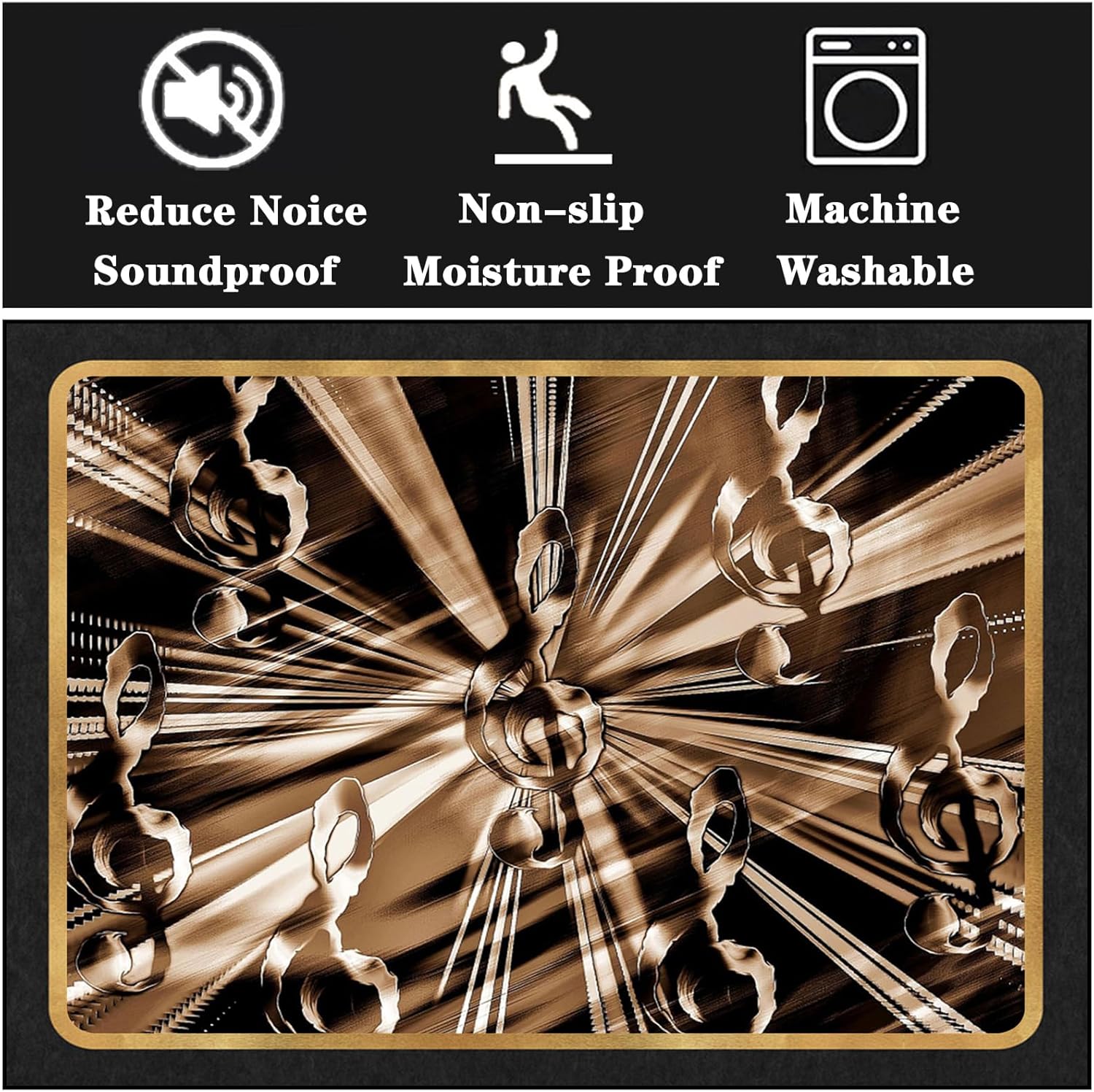 Music Note G Clef Pattern Carp - Home Textiles Notes review and price