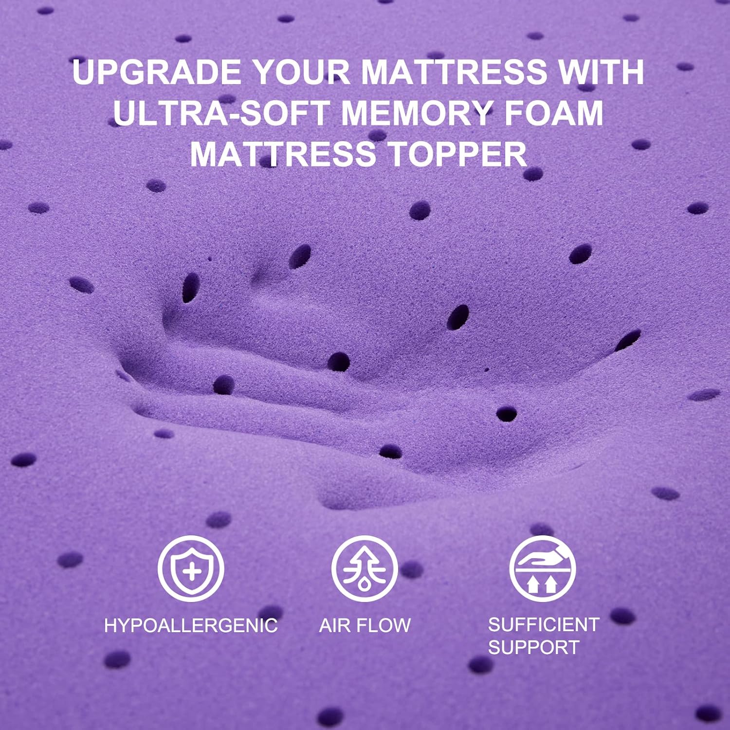 Gel Memory Foam Mattress Toppe - Memory Foam Topper review and price