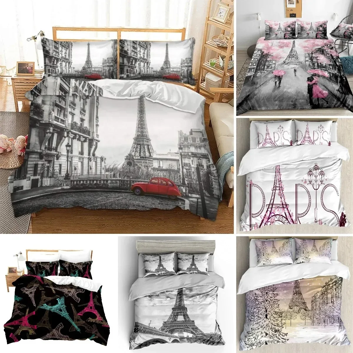 Eiffel Tower Paris Theme Comfo - Home Textiles Paris review and price