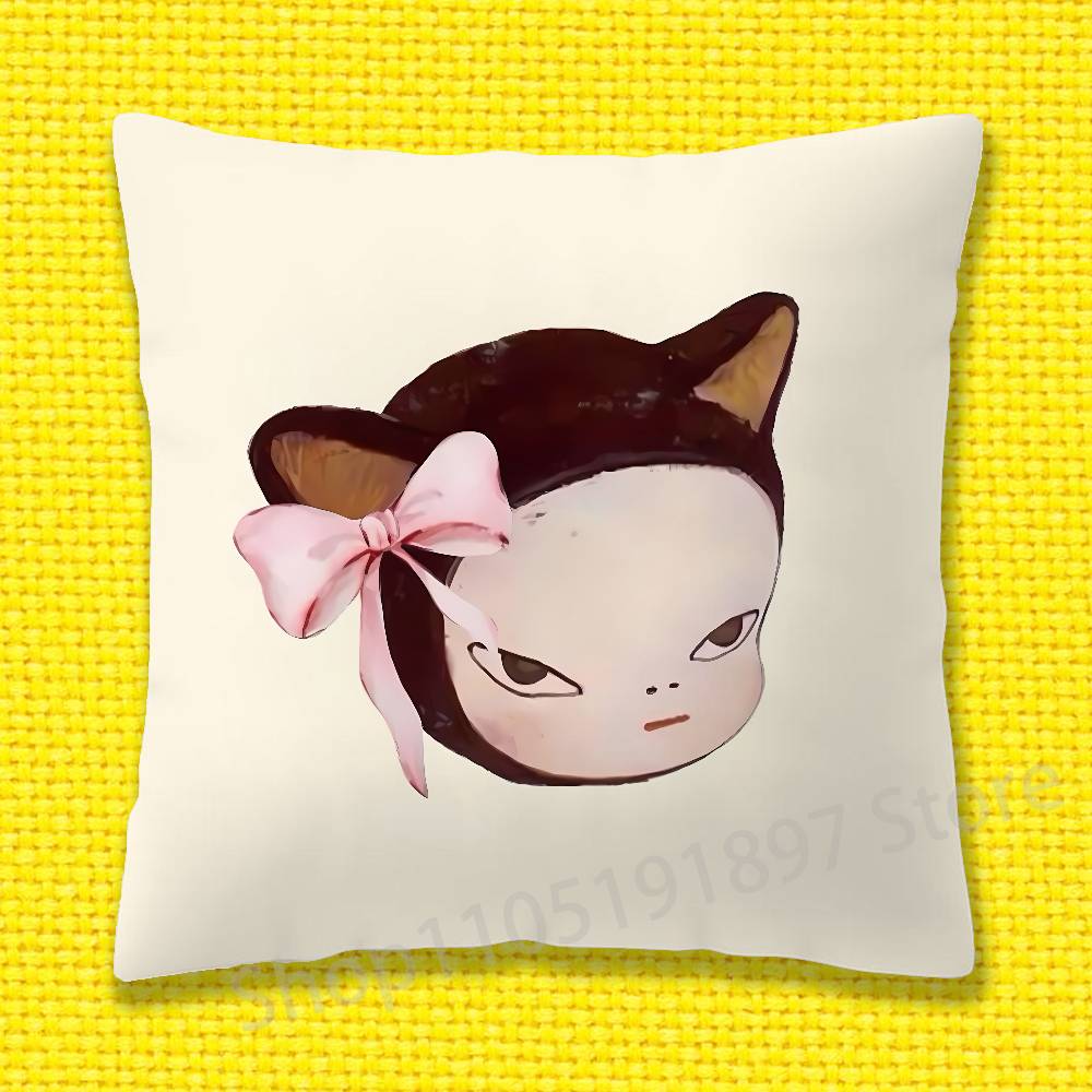 Japanese Girl Y-Yoshitomo Nara - Japanese Home Textiles review and price