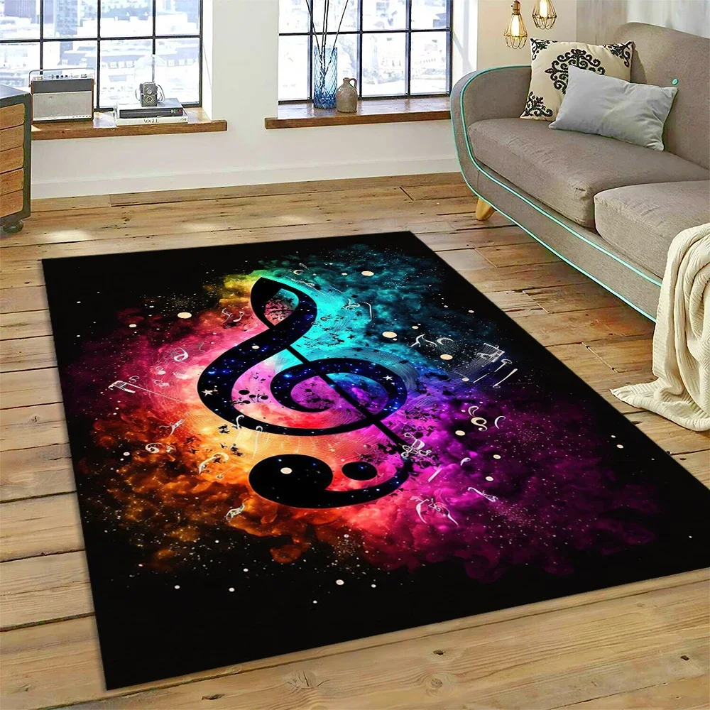 Colorful Musical Note Music Sc - Home Textiles Notes review and price