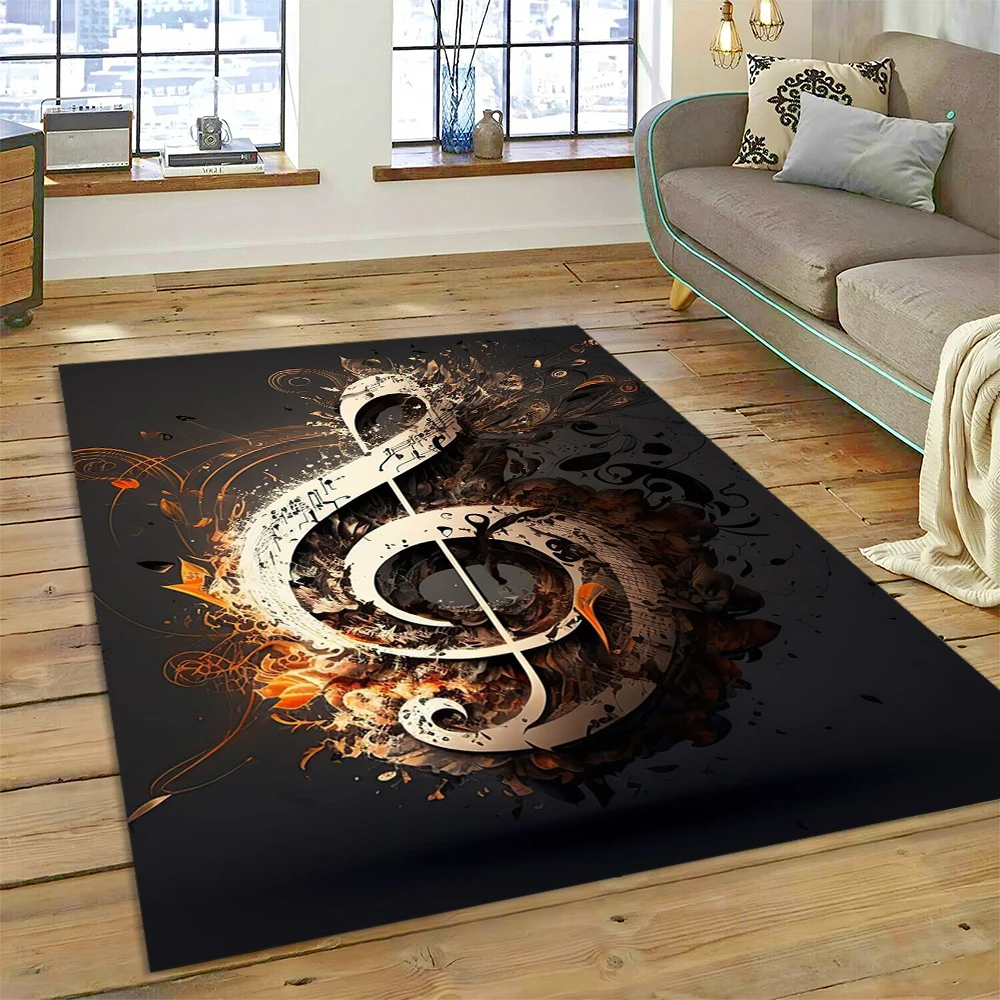 Colorful Musical Note Music Sc - Home Textiles Notes review and price
