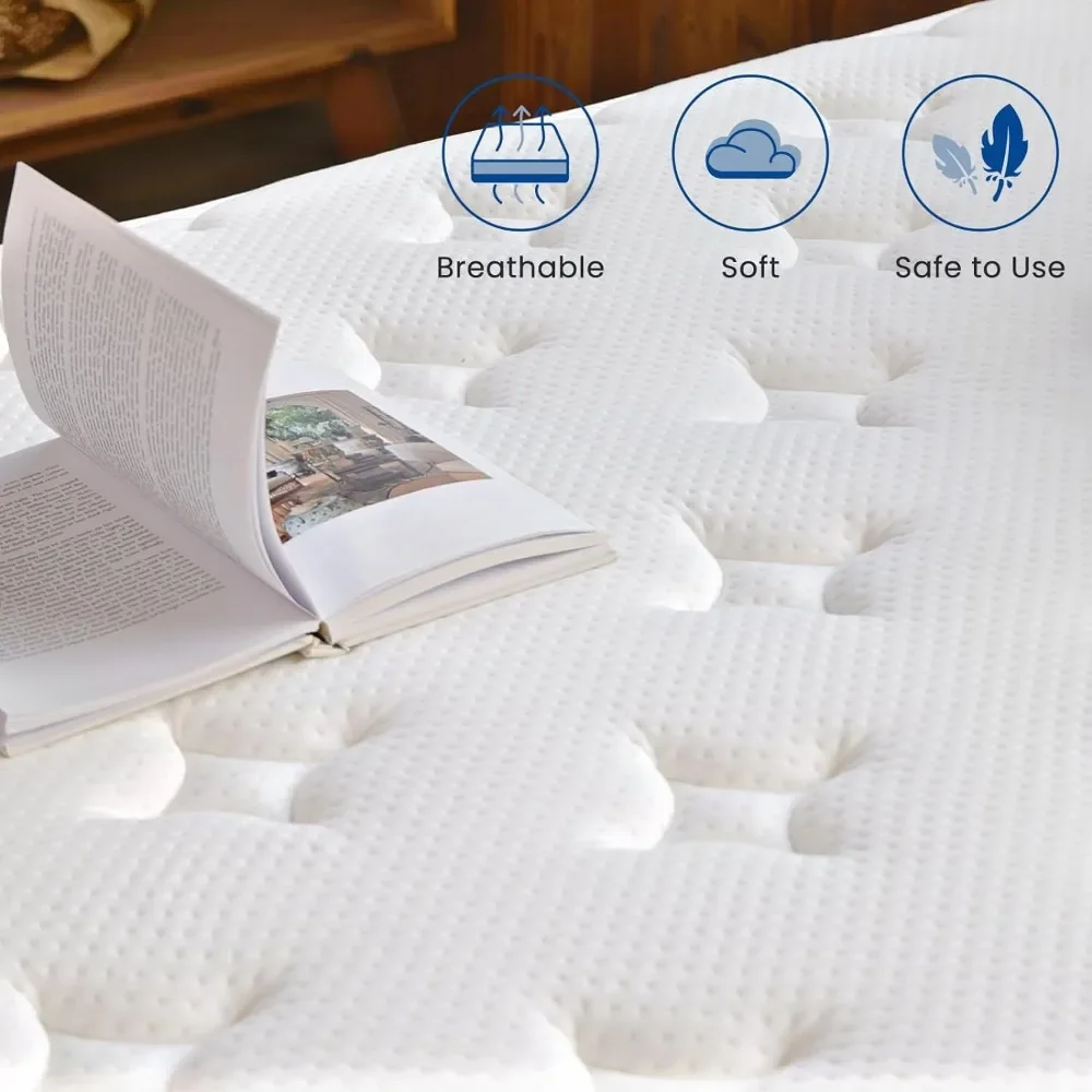 Bed Mattresses Hybrid Construc - Memory Foam Topper review and price