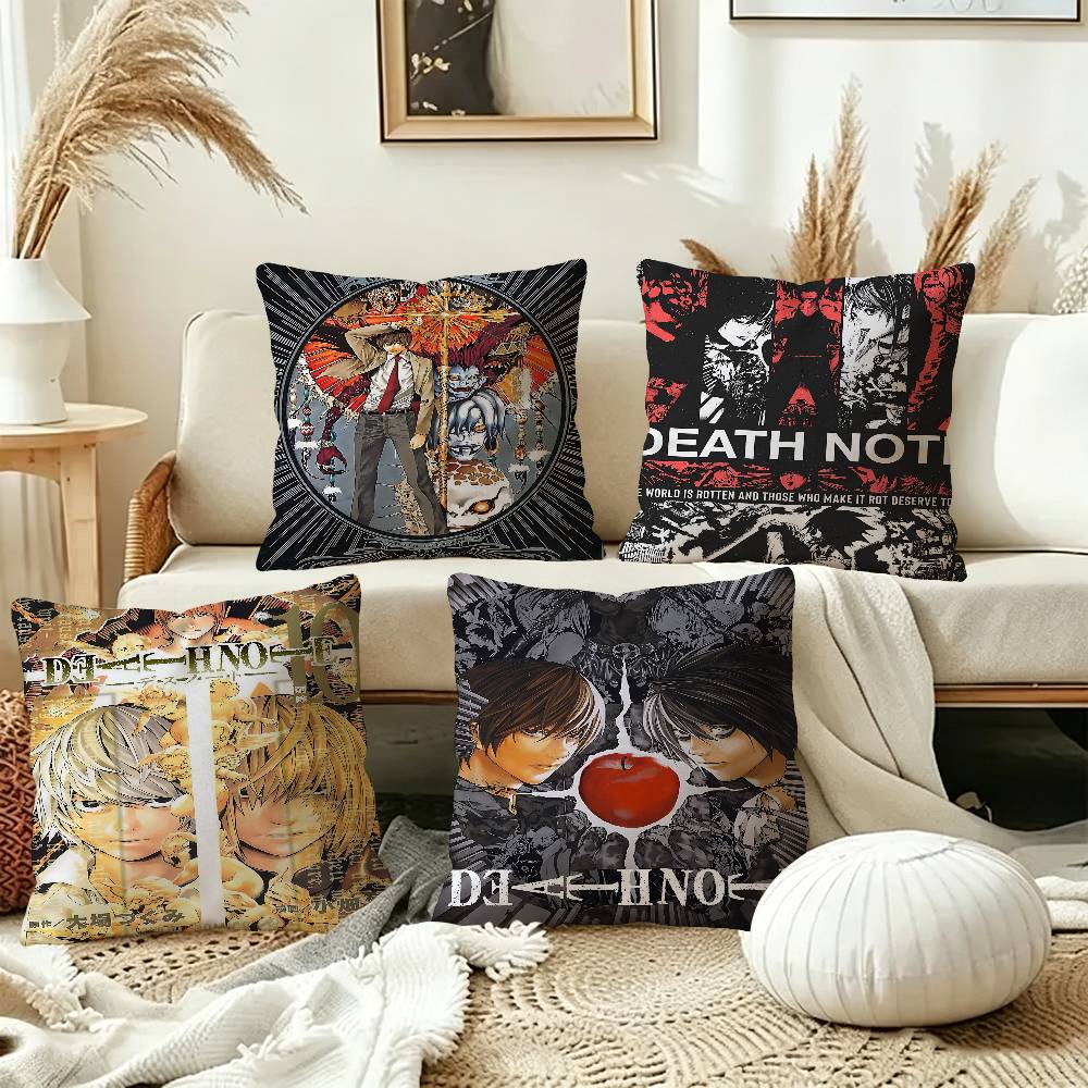 Anime D-Death note Cushion Cov - Home Textiles Notes review and price