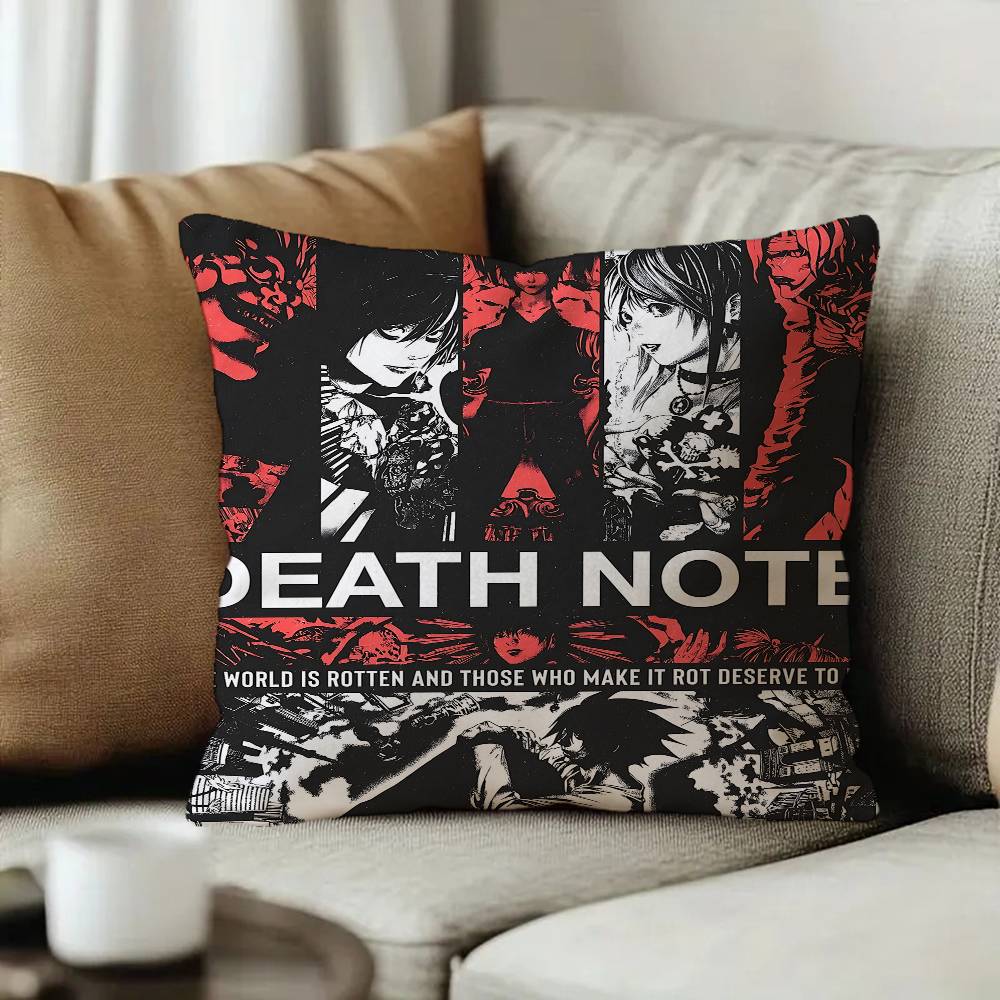 Anime D-Death note Cushion Cov - Home Textiles Notes review and price