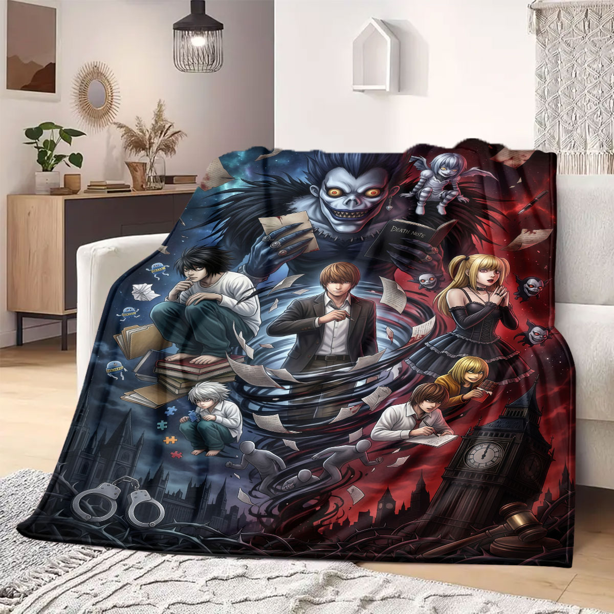 Death Note Grand Cartoon Flann - Home Textiles Notes review and price