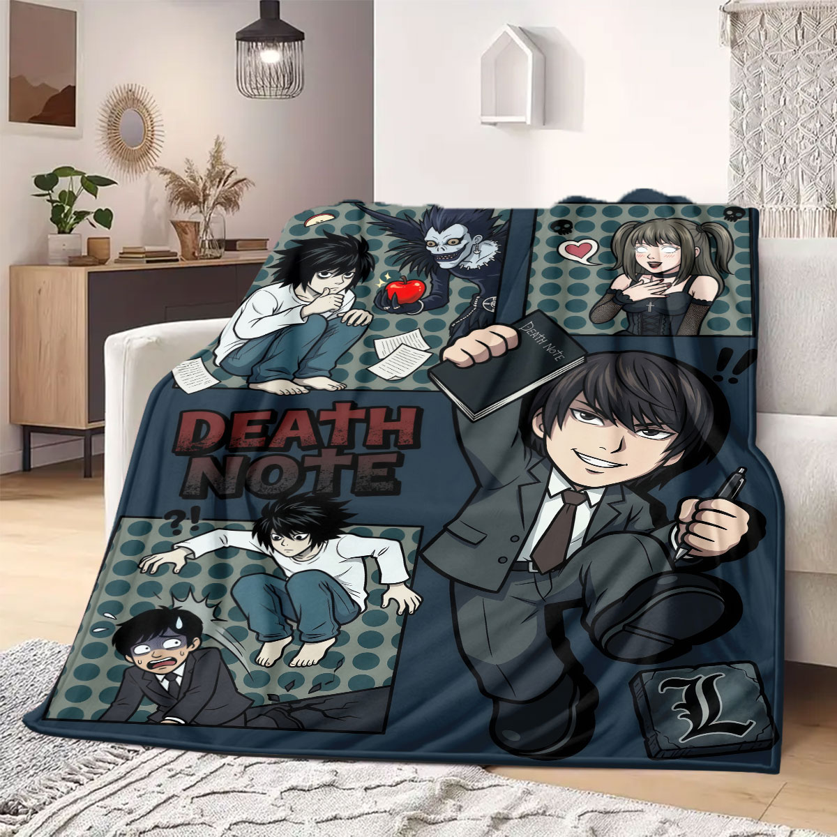 Death Note Grand Cartoon Flann - Home Textiles Notes review and price