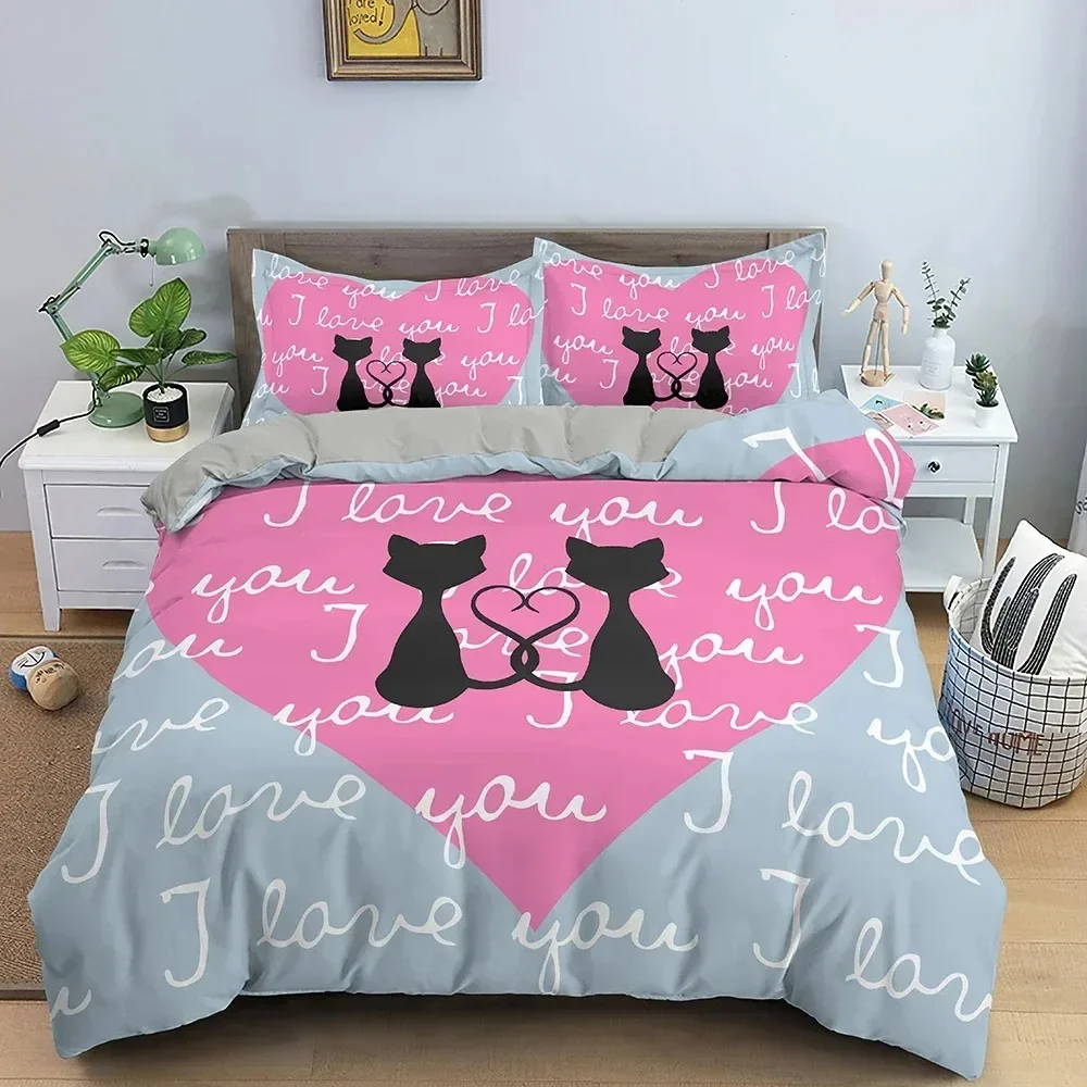 3D Love Heart Duvet Cover Pari - Home Textiles Paris review and price
