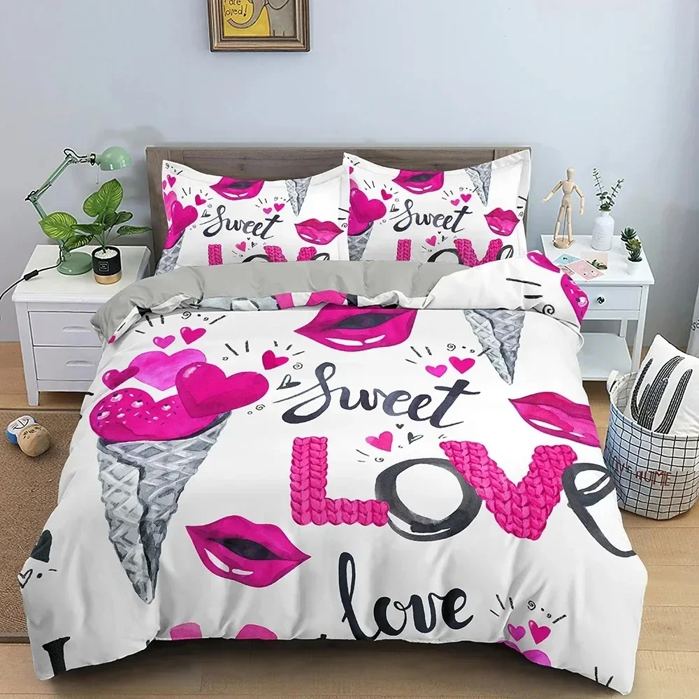 3D Love Heart Duvet Cover Pari - Home Textiles Paris review and price