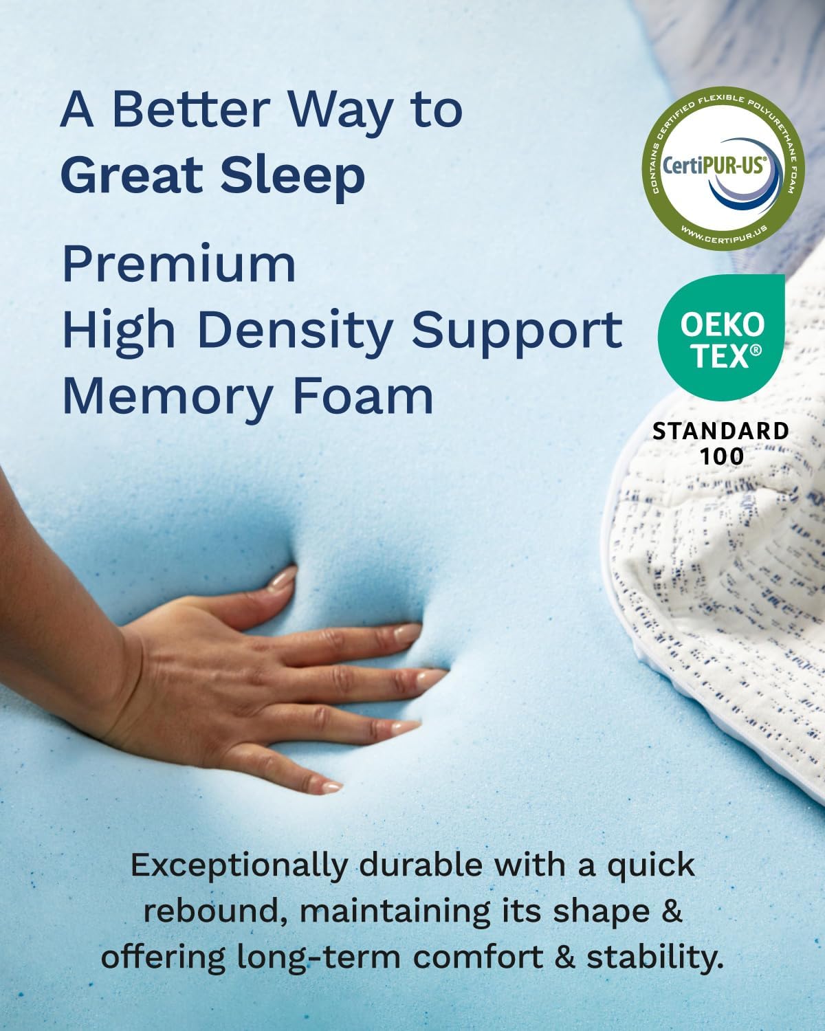 3 Inch Memory Foam Mattress To - Memory Foam Topper review and price