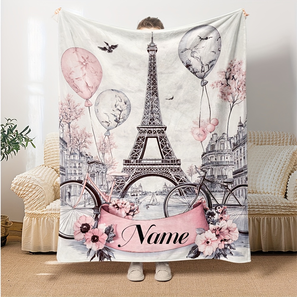 Personalized Paris Blanket Nam - Home Textiles Paris review and price