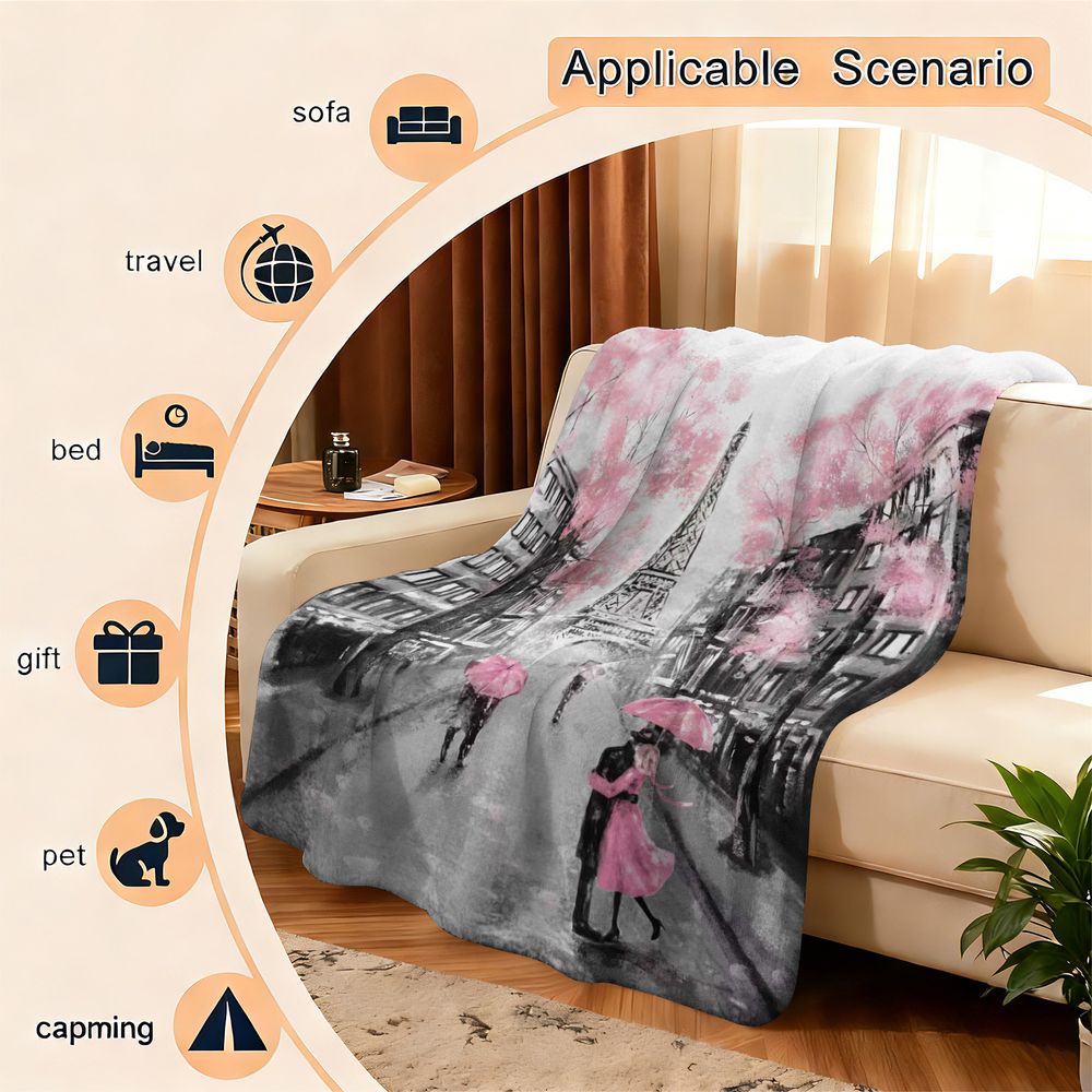 Paris Rainy Day Romantic Flann - Home Textiles Paris review and price