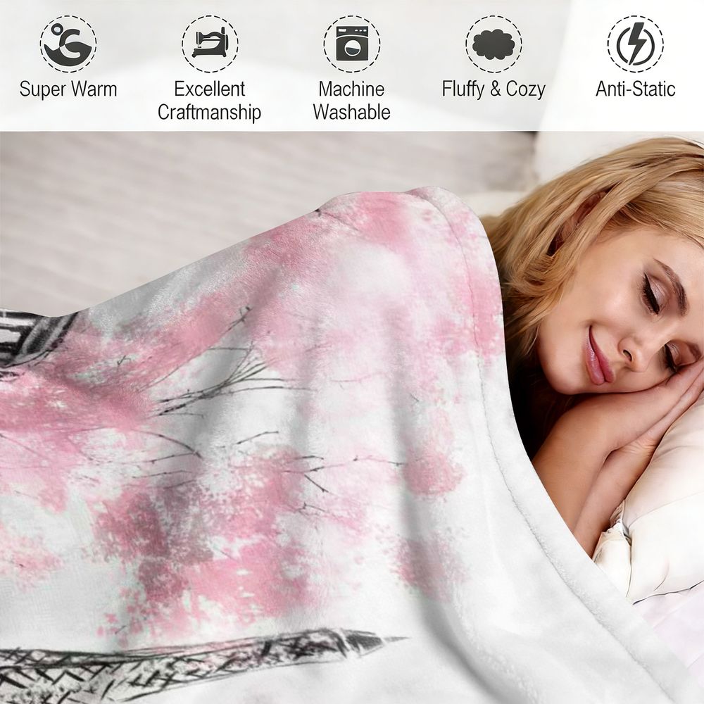 Paris Rainy Day Romantic Flann - Home Textiles Paris review and price