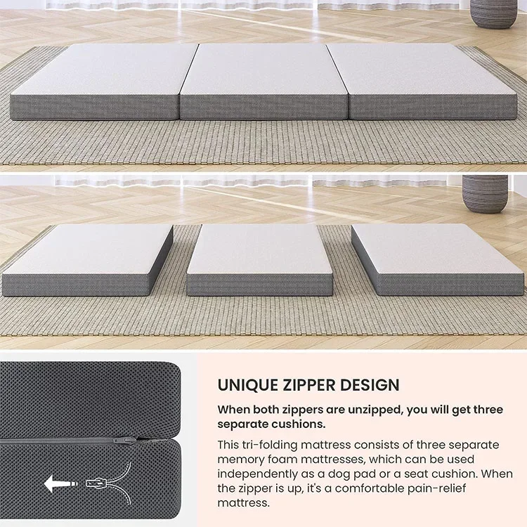 2026Portable Tri-Fold Memory F - Memory Foam Topper review and price