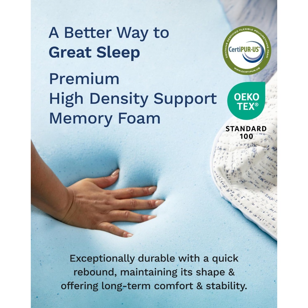 3 Inch Memory Foam Mattress To - Memory Foam Topper review and price
