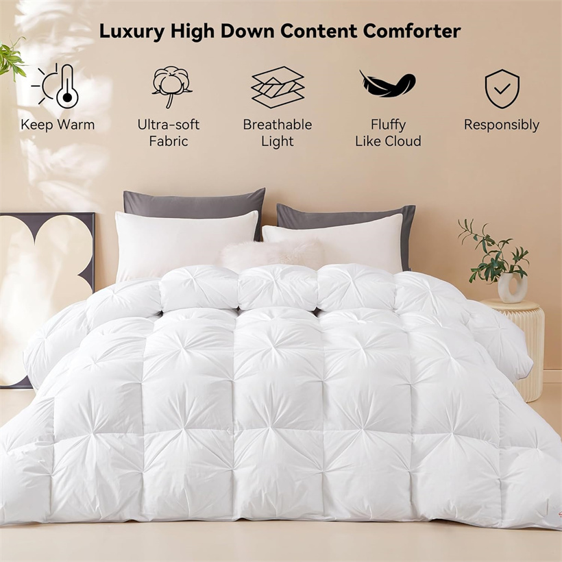 High End White Goose Dwon Comf - Duvet Insert White review and price